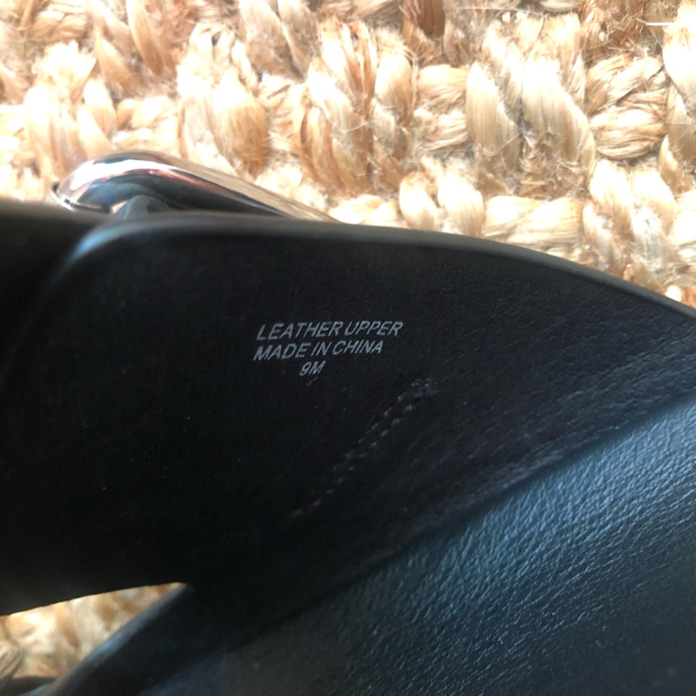 New: J Slides Bowie Leather Double Band Sandal. Size 9 - Picture 7 of 14